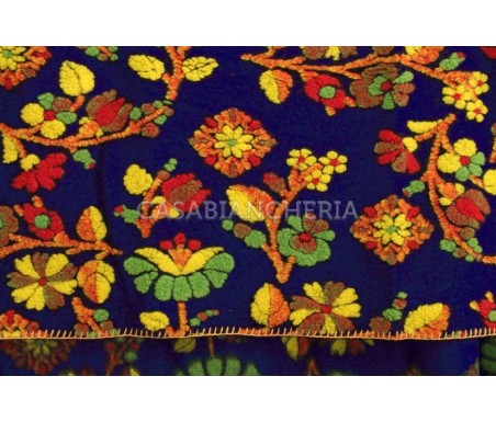 Casabiancheria.it | Plaid di lana cotta Flowers plaid in lana ricamati amazon plaid per divano letto