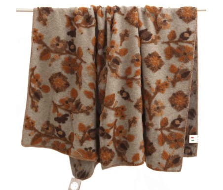 Casabiancheria.it | Plaid di lana cotta Flowers plaid in lana ricamati amazon plaid per divano letto