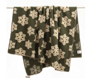 Casabiancheria.it | Plaid di lana cotta Snow plaid in lana ricamati amazon plaid per divano letto