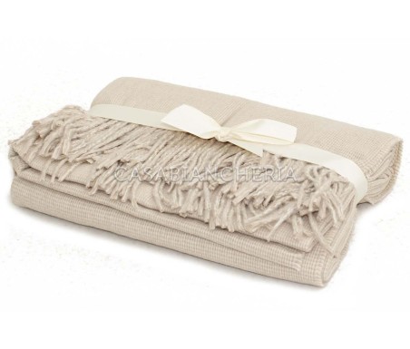 Casabiancheria.it | Plaid con frange Kate 140x180 plaid amazon plaid caldi