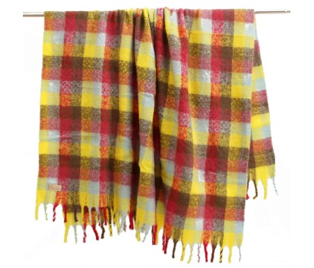 Casabiancheria.it | Plaid con frange Carol 140x180 plaid amazon plaid scozzesi caldi 