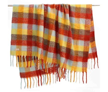 Casabiancheria.it | Plaid con frange Carol 140x180 plaid amazon plaid scozzesi caldi 