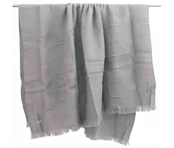 Casabiancheria.it | Plaid con frange Diana 140x180 a nido d’ape plaid amazon plaid caldi 