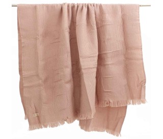 Casabiancheria.it | Plaid con frange Diana 140x180 a nido d’ape plaid amazon plaid caldi 