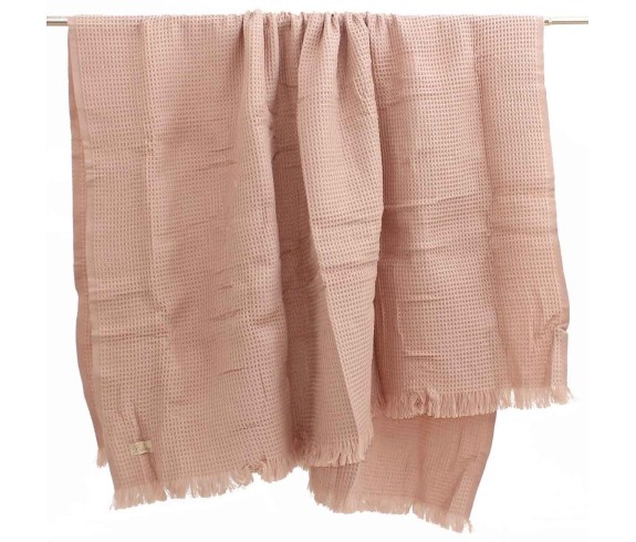 Casabiancheria.it | Plaid con frange Diana 140x180 a nido d’ape plaid amazon plaid caldi 