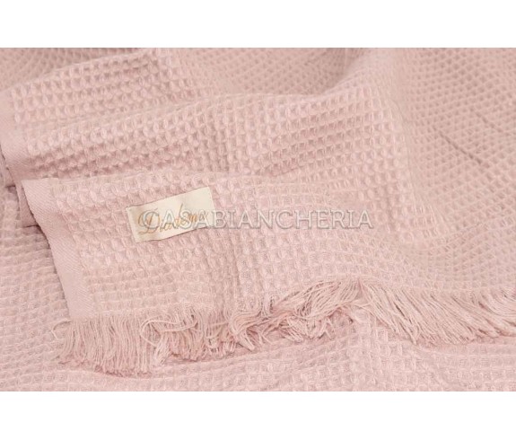 Casabiancheria.it | Plaid con frange Diana 140x180 a nido d’ape plaid amazon plaid caldi 