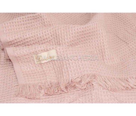 Casabiancheria.it | Plaid con frange Diana 140x180 a nido d’ape plaid amazon plaid caldi 