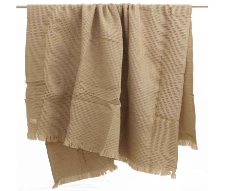 Casabiancheria.it | Plaid con frange Diana 140x180 a nido d’ape plaid amazon plaid caldi 