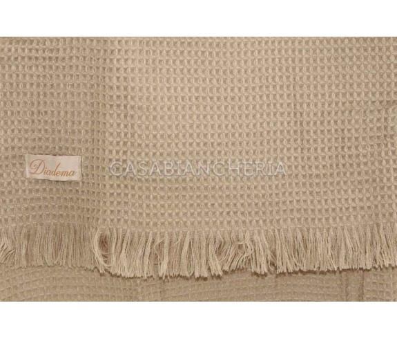 Casabiancheria.it | Plaid con frange Diana 140x180 a nido d’ape plaid amazon plaid caldi 