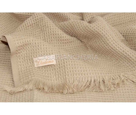 Casabiancheria.it | Plaid con frange Diana 140x180 a nido d’ape plaid amazon plaid caldi 