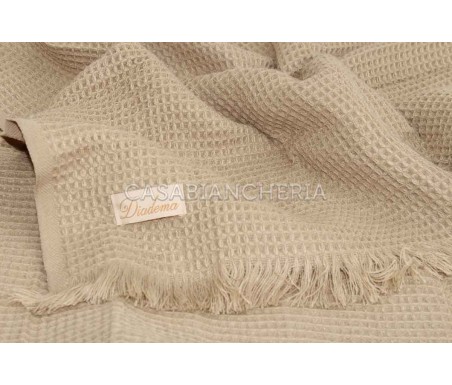 Casabiancheria.it | Plaid con frange Diana 140x180 a nido d’ape plaid amazon plaid caldi 