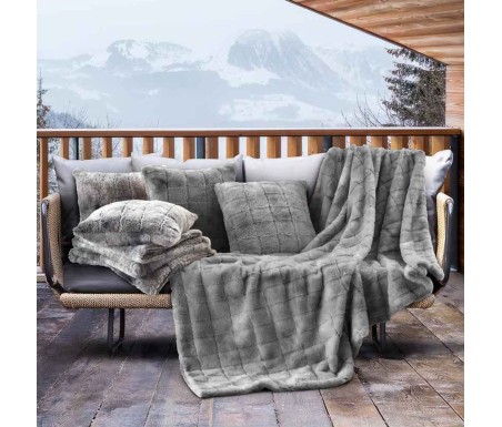 Casabiancheria.it | Coperta di eco pelliccia GF Ferrari Charme plaid in pelliccia ecologica coperta in pelliccia sintetica