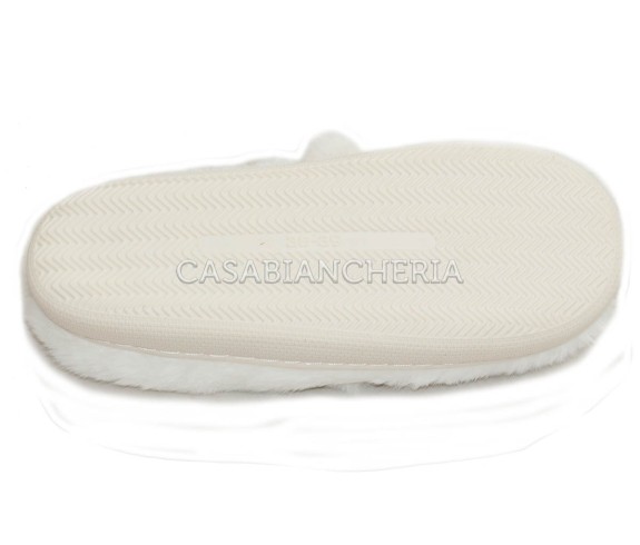Casabiancheria.it | Pantofole natalizie in peluche Snow con antiscivolo Ciabatte Pelose Pantofole natalizie Pelliccia Comode Mor