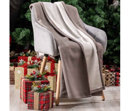 Casabiancheria.it | Plaid e coperta di pile agnellato Relais double face plaid in pile amazon coperte calde