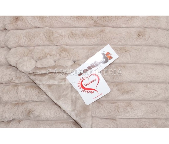 Casabiancheria.it | Coperta di eco pelliccia Daunex Animalier Trendy 250x200 cm coperta in pelliccia ecologica coperta in pellic