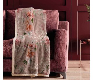 Casabiancheria.it | Plaid e coperta di pile agnellato Charlotte plaid in pile amazon plaid caldi per divano e letto