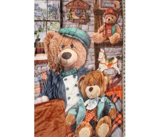 Casabiancheria.it | Plaid in velluto flannel imbottito Soffio Orsetto  plaid imbottito amazon coperte di velluto 2