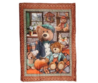 Casabiancheria.it | Plaid in velluto flannel imbottito Soffio Orsetto  plaid imbottito amazon coperte di velluto