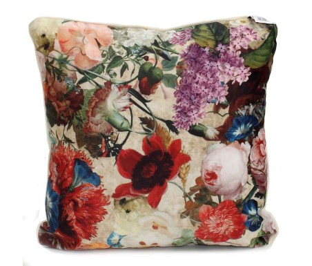 Casabiancheria.it | Cuscino arredo sfoderabile Blooming in velluto con imbottitura cuscini decorativi in velluto amazon cuscino 