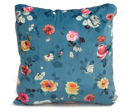Casabiancheria.it | Cuscino arredo sfoderabile Fiore Blu in velluto con imbottitura cuscini decorativi in velluto amazon cuscino