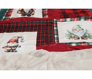 Casabiancheria.it | Plaid imbottito velvet Gnomi con retro in ecopelliccia plaid imbottito amazon coperte di pelliccia ecologica 2