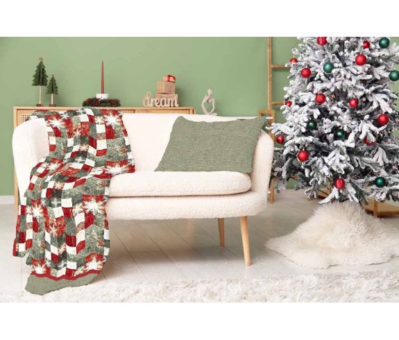 Casabiancheria.it | Plaid imbottito velvet Snow con retro in ecopelliccia plaid imbottito amazon coperte di pelliccia ecologica