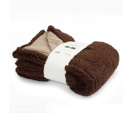 Casabiancheria.it | Plaid e coperta di pile Yukon in agnellino plaid in pile singoli matrimoniali amazon plaid caldi in sherpa