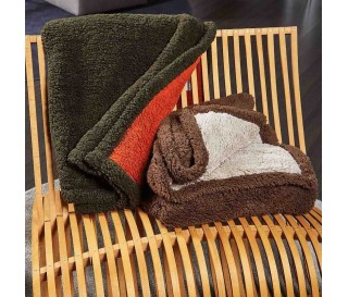 Casabiancheria.it | Plaid e coperta di pile Yukon in agnellino plaid in pile singoli matrimoniali amazon plaid caldi in sherpa