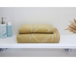 Casabiancheria.it | Coppia asciugamani di spugna Vittoria bordo jacquard set di asciugamani spugna amazon asciugamano viso e osp 2