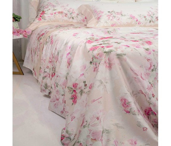 Casabiancheria.it | Parure copripiumino matrimoniale Blumarine Chriselle in raso di cotone copripiumini blumarine 