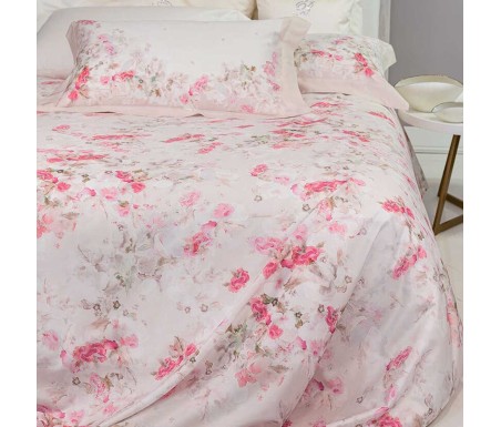 Casabiancheria.it | Parure copripiumino matrimoniale Blumarine Chriselle in raso di cotone copripiumini blumarine 