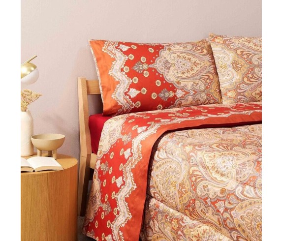 Casabiancheria.it | Completo lenzuola matrimoniale Granfoulard Bassetti Isolabella in raso di cotone lenzuola granfoulard basset