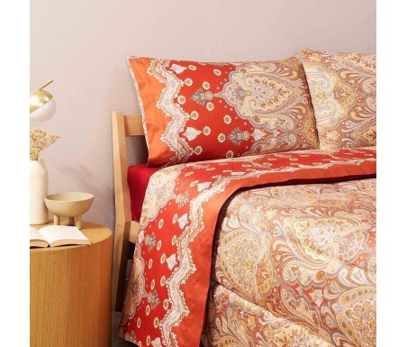 Casabiancheria.it | Completo lenzuola matrimoniale Granfoulard Bassetti Isolabella in raso di cotone lenzuola granfoulard basset