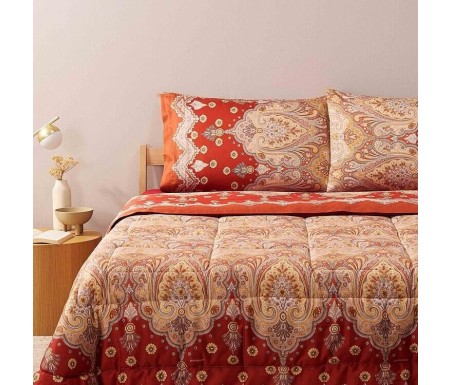 Casabiancheria.it | Completo lenzuola matrimoniale Granfoulard Bassetti Isolabella in raso di cotone lenzuola granfoulard basset