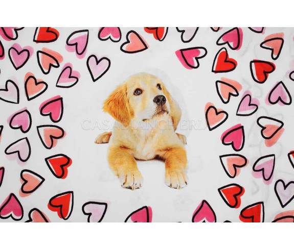 Casabiancheria.it | Parure copripiumino matrimoniale Caleffi Relax copripiumini con cani