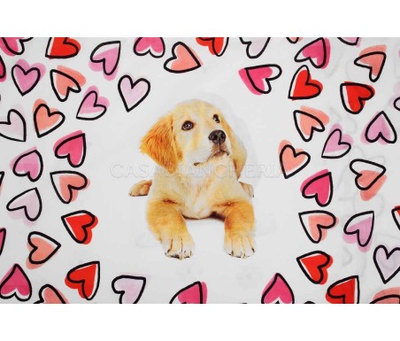 Casabiancheria.it | Parure copripiumino matrimoniale Caleffi Relax copripiumini con cani