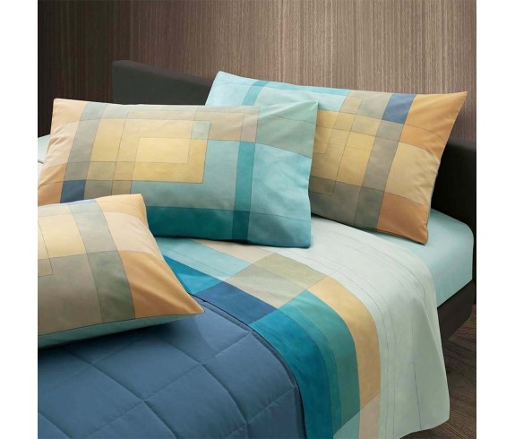 Scegli il copripiumino Gabel Square su Casabiancheria.it: design moderno, qualità Made in Italy e comfort eccezionale per un let