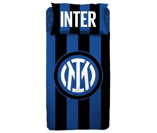 Casabiancheria.it | Completo lenzuola Nero Azzurro Inter prodotto ufficiale lenzuola Inter amazon lenzuola Inter singolo 1 piazz