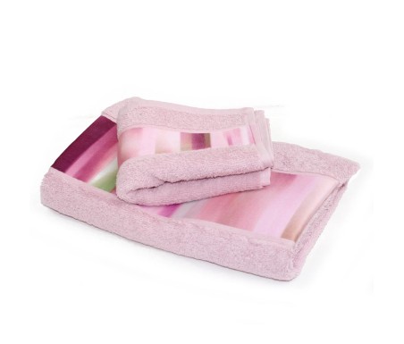 Pallavicino.it | Coppia asciugamani di spugna Granfoulard Bassetti Strip set asciugamano viso e ospite bassetti