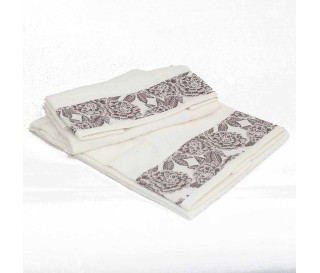 Casabiancheria.it | Coppia asciugamani di spugna Brigitte bordo jacquard set di asciugamani spugna amazon asciugamano viso e osp 2