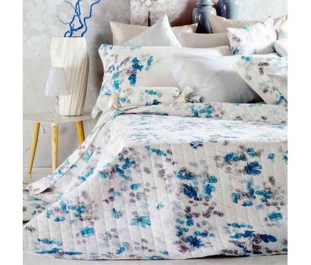 Casabiancheria.it | Copriletto trapuntato matrimoniale Blugirl Nika in percalle di cotone trapuntino da mezza stagione