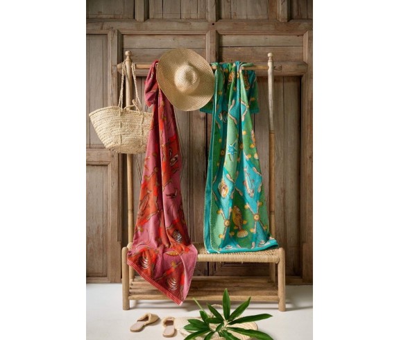 Casabiancheria.it | Telo mare di spugna Pip Studio Little Sea + borsa mare teli mare pip studio amazon telo mare in spugna