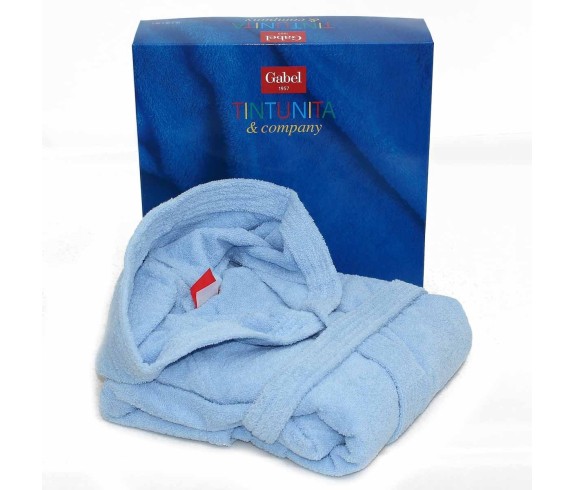 Casa Biancheria | Accappatoio spugna tinta unita Gabel Viareggio con cappuccio accappatoi gabel offerte