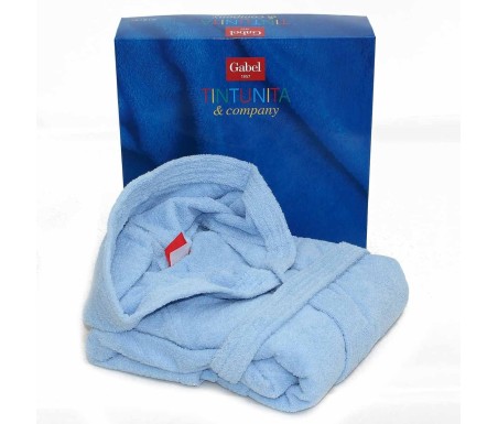 Casa Biancheria | Accappatoio spugna tinta unita Gabel Viareggio con cappuccio accappatoi gabel offerte