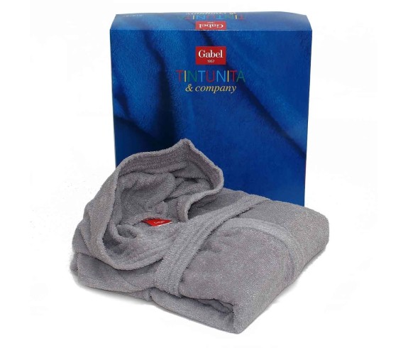 Casa Biancheria | Accappatoio spugna tinta unita Gabel Viareggio con cappuccio accappatoi gabel offerte
