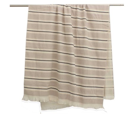 Telo mare fouta di spugna jacquard Maiorca 100x200 cm con frange - Casabiancheria.it