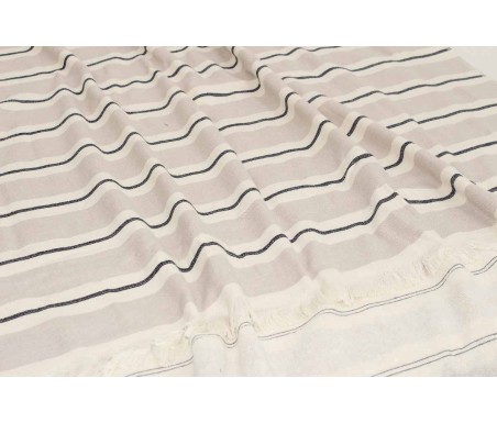 Telo mare fouta di spugna jacquard Maiorca 100x200 cm con frange - Casabiancheria.it