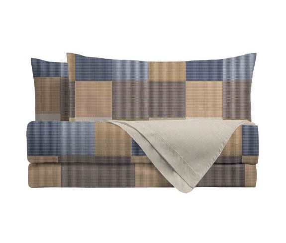 Casabiancheria.it | Completo lenzuola di flanella Carter lenzuola in flanella di caldo cotone