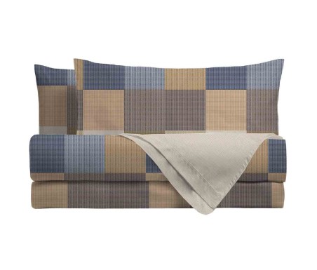 Casabiancheria.it | Completo lenzuola di flanella Carter lenzuola in flanella di caldo cotone