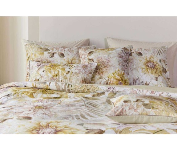 Casabiancheria.it - Parure copripiumino matrimoniale Kardol Solaris in raso di cotone copripiumini essenza home amazon set copri